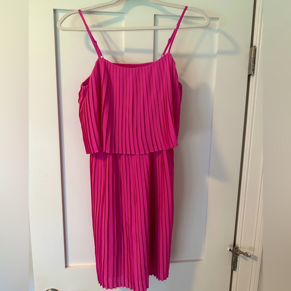 Merona mini dress bright pink magenta size XS